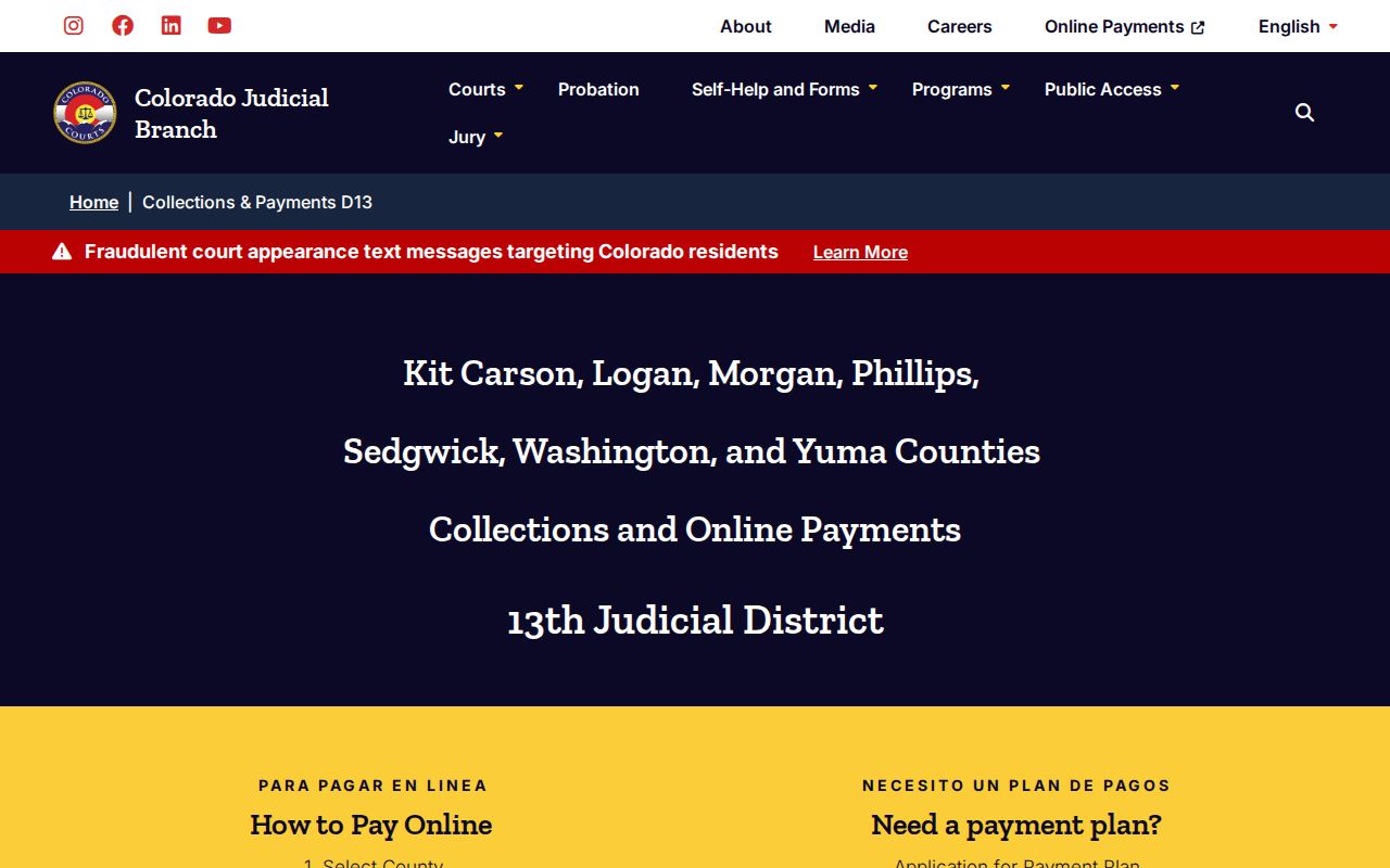 Logan County bench warrant lookup payment interface